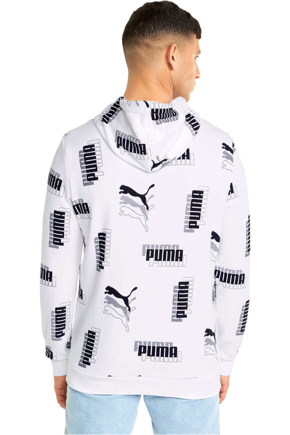 Puma sudadera hombre Puma Puma Power AOP Hoodi vista trasera Puma sudadera hombre Puma Puma Power AOP Hoodi vista trasera