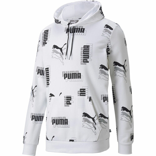 PUMA PUMA POWER AOP HOODI blanco