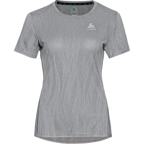 ODLO T-SHIRT CREW NECK S/S ZEROWEIGHT ENGINEE gris