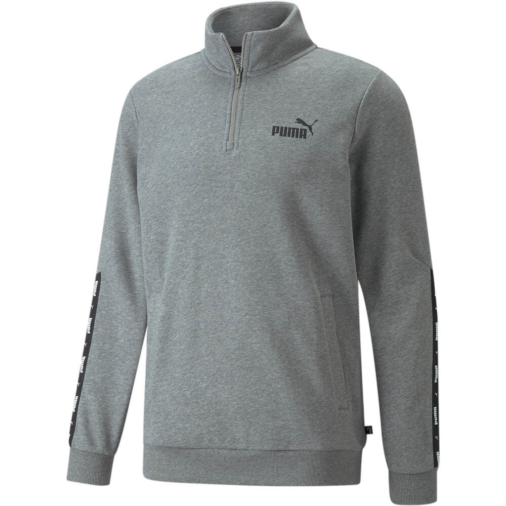 Puma sudadera hombre Puma ESS+ Tape Half-Zip T vista detalle Puma sudadera hombre Puma ESS+ Tape Half-Zip T vista detalle