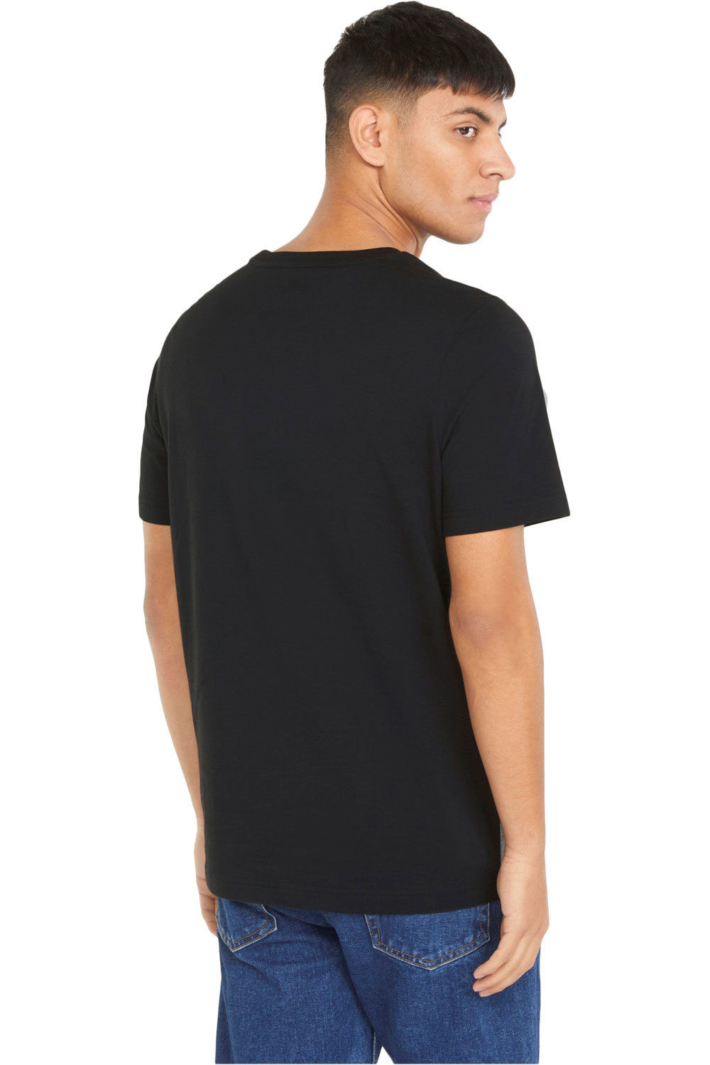 Puma camiseta manga corta hombre Puma ESS+ Colorblock Tee vista trasera Puma camiseta manga corta hombre Puma ESS+ Colorblock Tee vista trasera