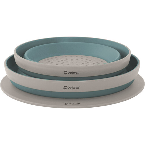 OUTWELL COLLAPS BOWL & COLANDER SET azul