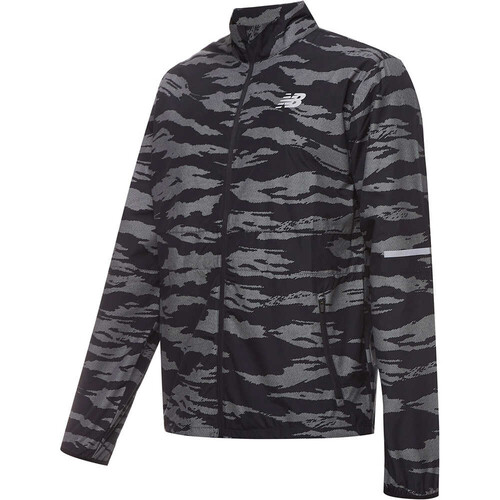 NEW BALANCE REFLECTIVE ACCELERATE JACKET negro