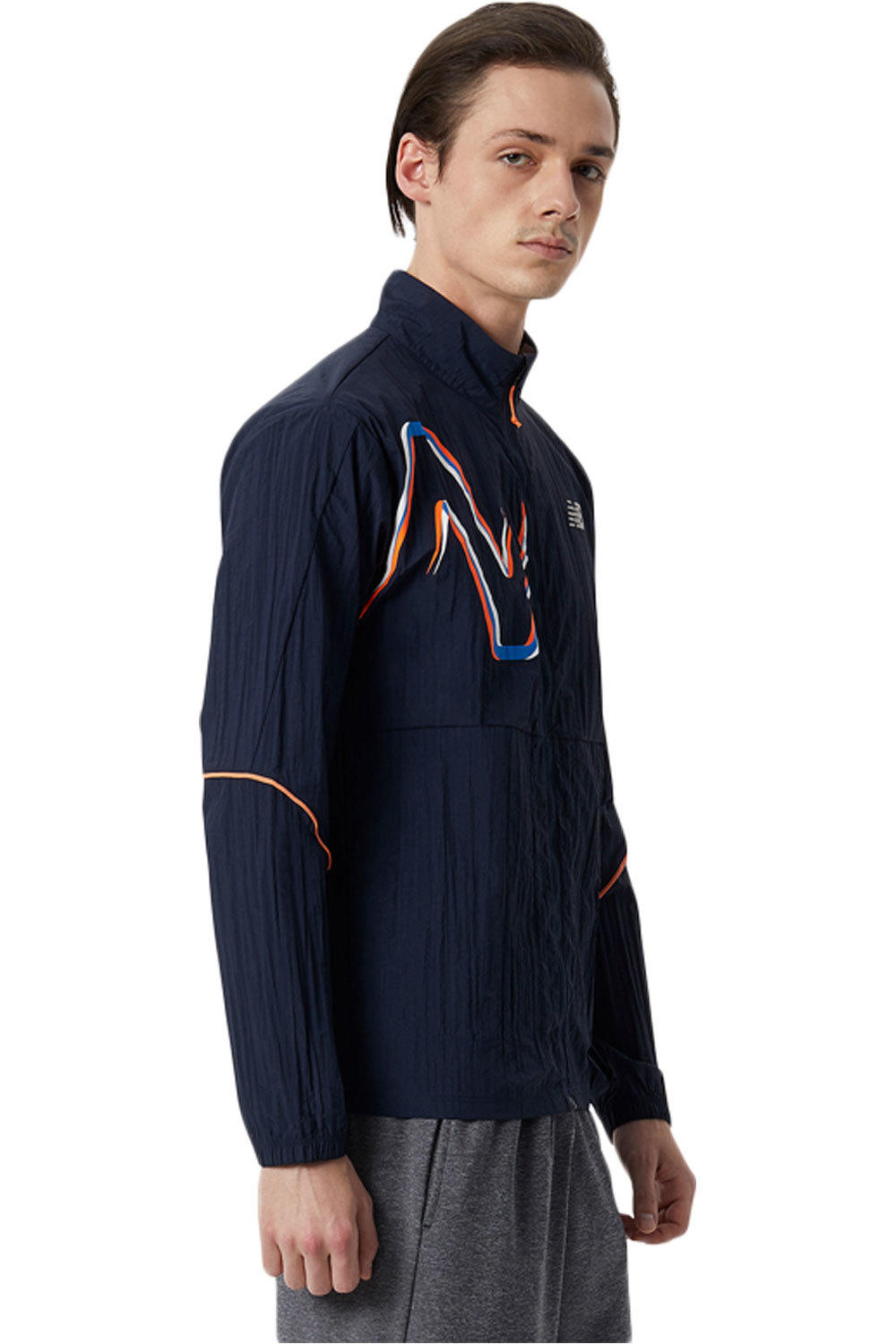 New Balance camiseta técnica manga larga hombre New Balance Printed Impact Run Jacket vista detalle New Balance camiseta técnica manga larga hombre New Balance Printed Impact Run Jacket vista detalle