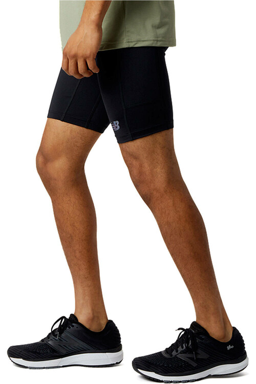 NEW BALANCE FAST FLIGHT 8 INCH HALF TIGHT negro