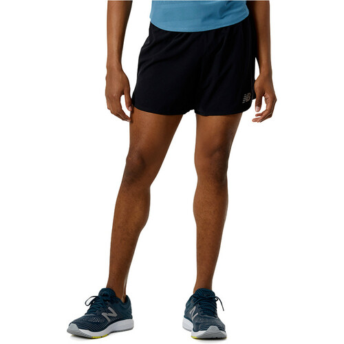 NEW BALANCE IMPACT RUN 5 INCH SHORT negro