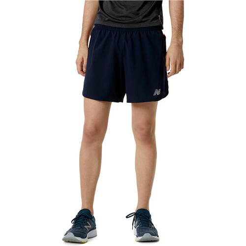 NEW BALANCE GRAPHIC IMPACT RUN 5 INCH SHORT azul