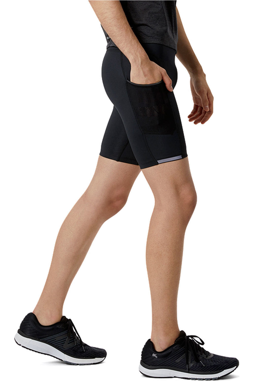 New Balance pantaloneta técnica hombre New Balance Q Speed 9 Inch Half Tight vista frontal New Balance pantaloneta técnica hombre New Balance Q Speed 9 Inch Half Tight vista frontal