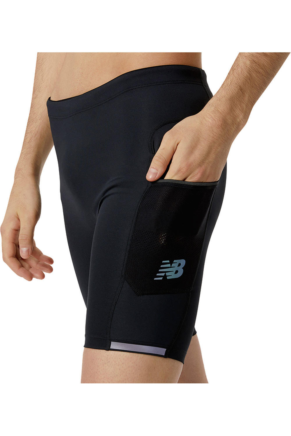 New Balance pantaloneta técnica hombre New Balance Q Speed 9 Inch Half Tight vista trasera New Balance pantaloneta técnica hombre New Balance Q Speed 9 Inch Half Tight vista trasera
