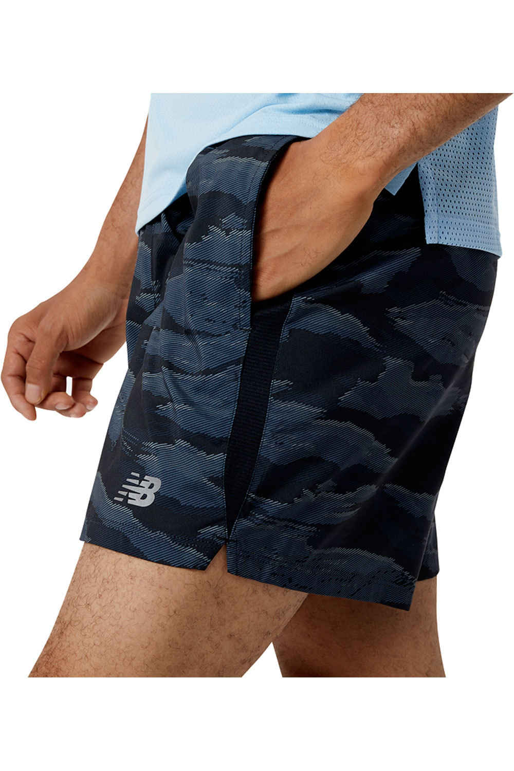 New Balance pantaloneta técnica hombre New Balance Printed Accelerate 5 inch Short vista trasera New Balance pantaloneta técnica hombre New Balance Printed Accelerate 5 inch Short vista trasera