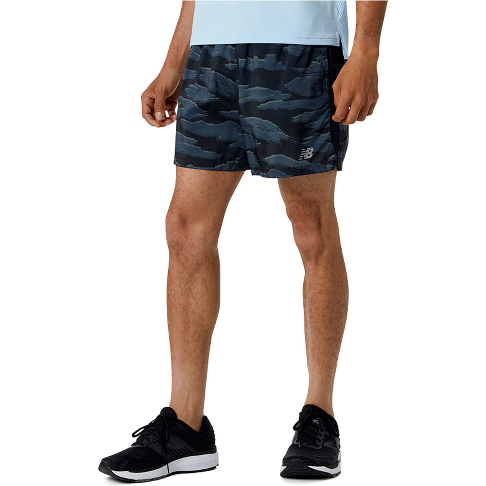 New Balance pantaloneta técnica hombre New Balance Printed Accelerate 5 inch Short vista detalle New Balance pantaloneta técnica hombre New Balance Printed Accelerate 5 inch Short vista detalle