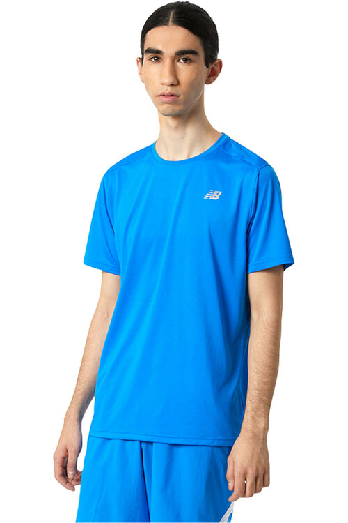 NEW BALANCE ACCELERATE SHORT SLEEVE azul