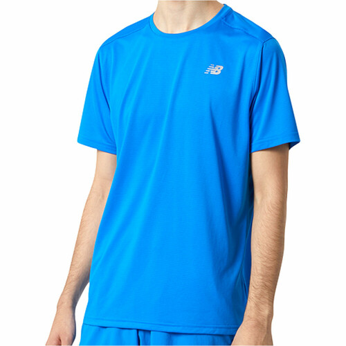 NEW BALANCE ACCELERATE SHORT SLEEVE azul