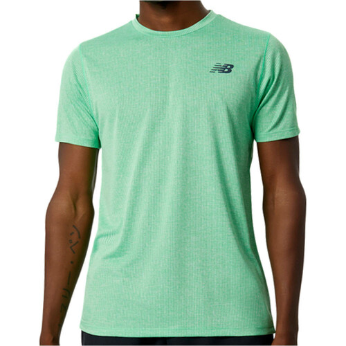 NEW BALANCE TENACITY TEE verde