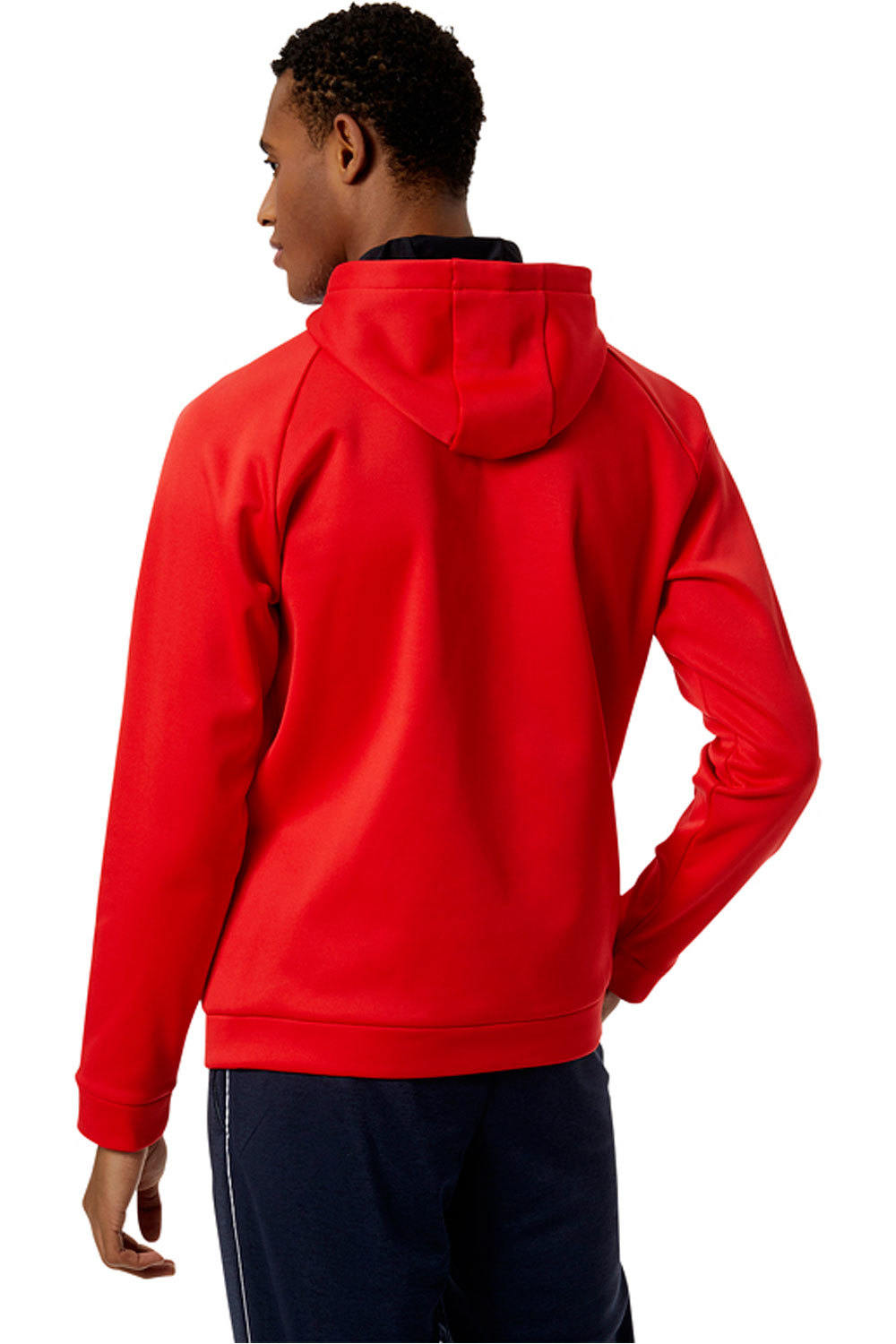 New Balance camiseta técnica manga larga hombre New Balance Tenacity Performance Fleece Hoodie vista trasera New Balance camiseta técnica manga larga hombre New Balance Tenacity Performance Fleece Hoodie vista trasera