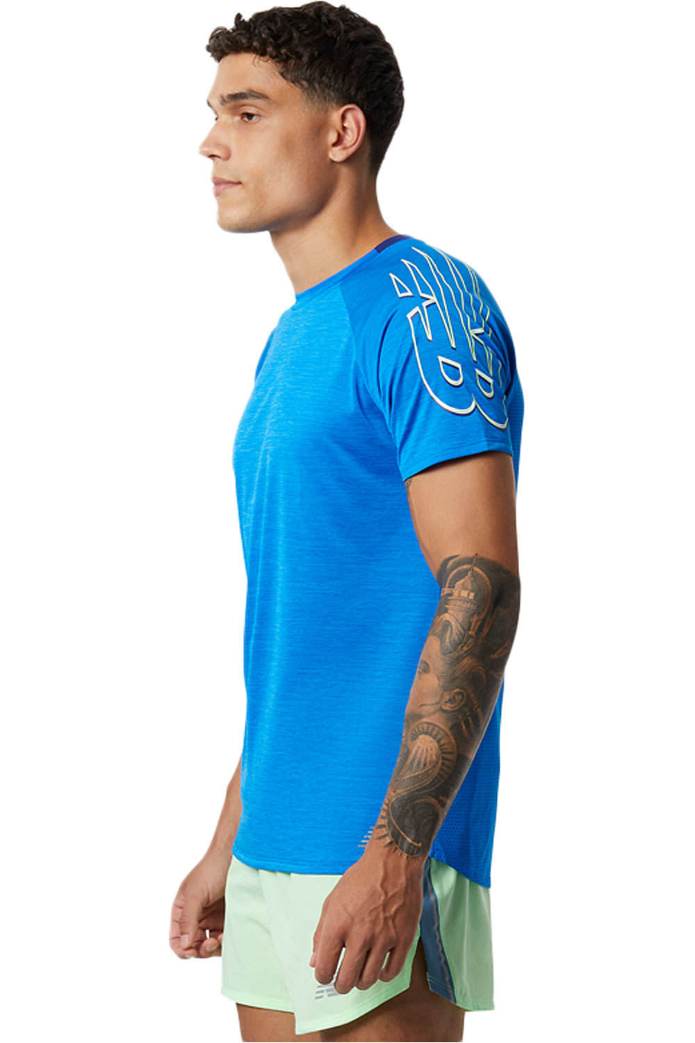 New Balance camiseta técnica manga corta hombre New Balance Printed Fast Flight Short Sleeve vista detalle New Balance camiseta técnica manga corta hombre New Balance Printed Fast Flight Short Sleeve vista detalle