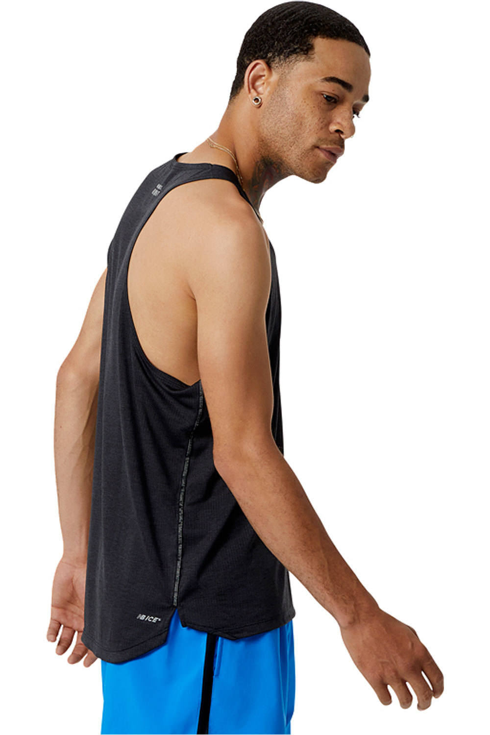 New Balance camiseta entrenamiento sin mangas hombre New Balance Impact Run Singlet vista trasera New Balance camiseta entrenamiento sin mangas hombre New Balance Impact Run Singlet vista trasera