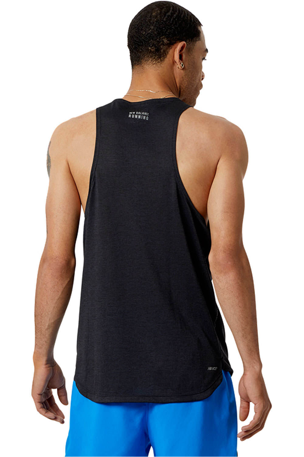New Balance camiseta entrenamiento sin mangas hombre New Balance Impact Run Singlet vista detalle New Balance camiseta entrenamiento sin mangas hombre New Balance Impact Run Singlet vista detalle