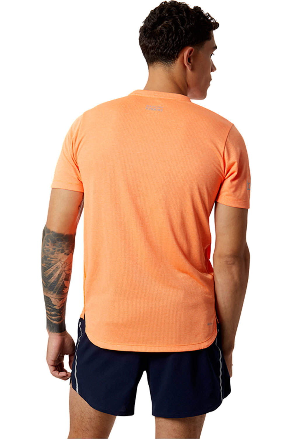 New Balance camiseta técnica manga corta hombre New Balance London Edition Printed Impact Run Short Sleeve vista detalle New Balance camiseta técnica manga corta hombre New Balance London Edition Printed Impact Run Short Sleeve vista detalle
