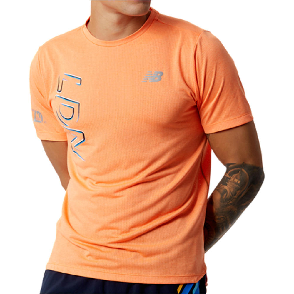 New Balance camiseta técnica manga corta hombre New Balance London Edition Printed Impact Run Short Sleeve 04 New Balance camiseta técnica manga corta hombre New Balance London Edition Printed Impact Run Short Sleeve 04