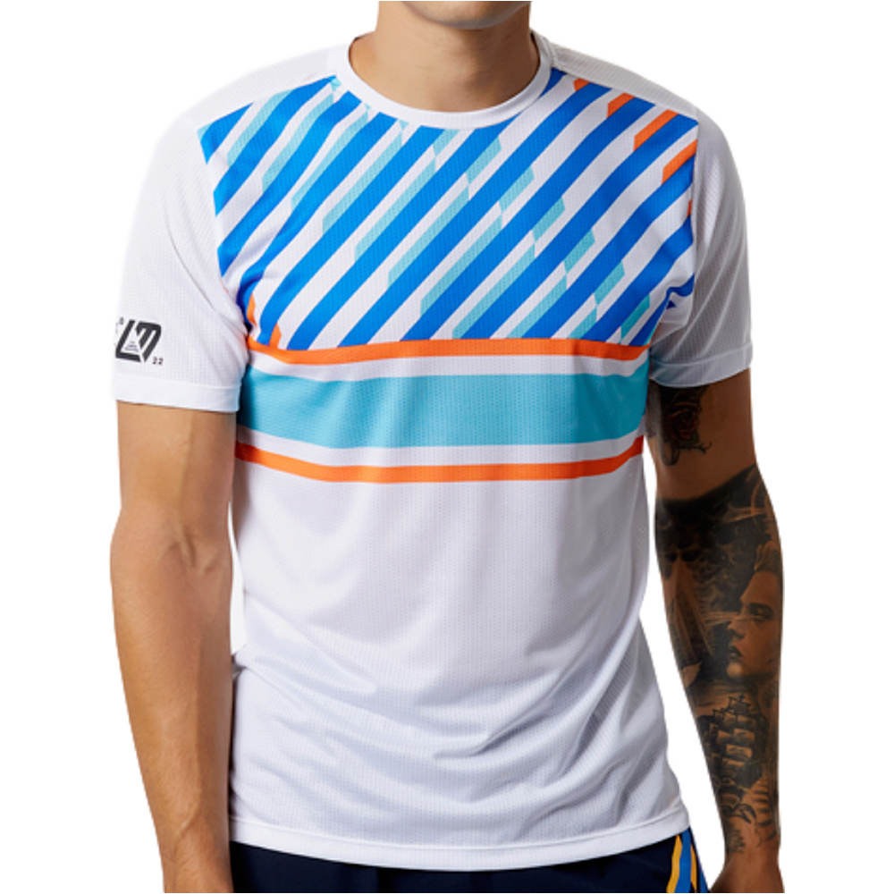 New Balance camiseta técnica manga corta hombre New Balance London Edition Printed Impact Run Short Sleeve 04 New Balance camiseta técnica manga corta hombre New Balance London Edition Printed Impact Run Short Sleeve 04