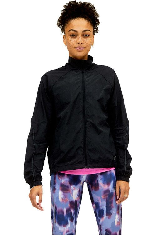 NEW BALANCE IMPACT RUN LIGHT PACK JACKET negro