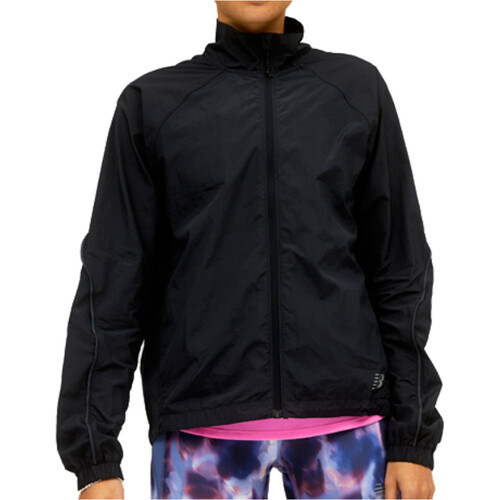 NEW BALANCE IMPACT RUN LIGHT PACK JACKET negro