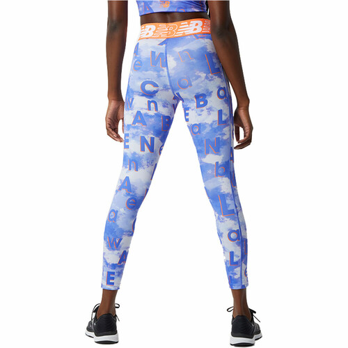 NEW BALANCE RELENTLESS CROSSOVER PRINTED HIGH RISE 7/8 TIGHT