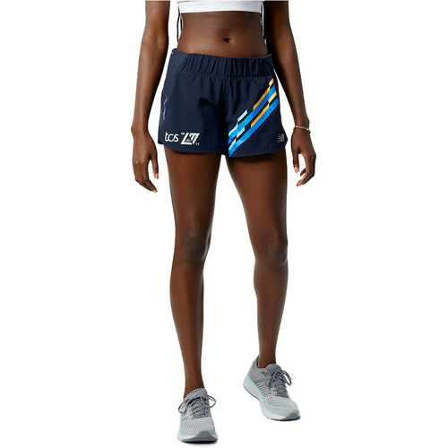 NEW BALANCE LONDON EDITION PRINTED IMPACT 3IN SHORT azul