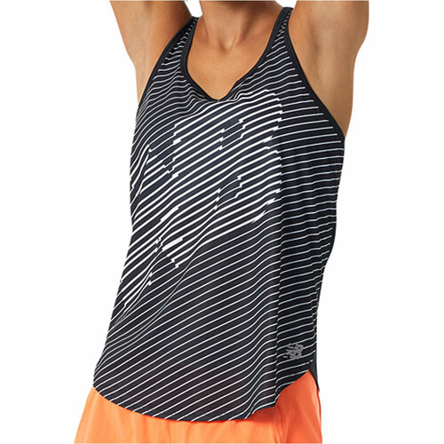 NEW BALANCE PRINTED ACCELERATE TANK blanco