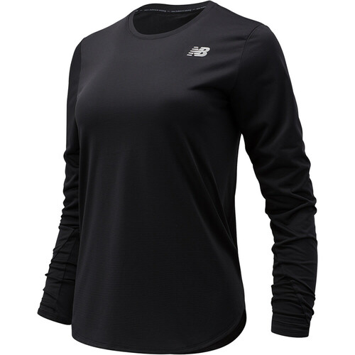 NEW BALANCE ACCELERATE LONG SLEEVE negro