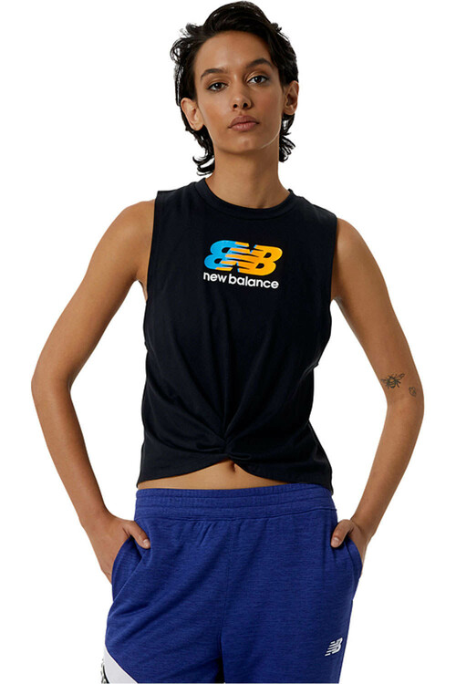 NEW BALANCE RELENTLESS GRAPHIC TANK negro