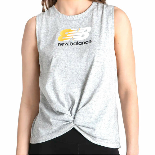 NEW BALANCE RELENTLESS GRAPHIC TANK gris