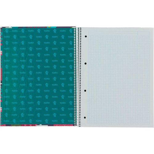 TOTTO CUADERNO A4 TAPA DURA FORRADA blanco