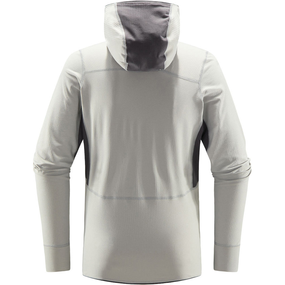 Haglofs forro polar hombre Haglofs L.I.M Mid Comp Hood Men vista trasera Haglofs forro polar hombre Haglofs L.I.M Mid Comp Hood Men vista trasera