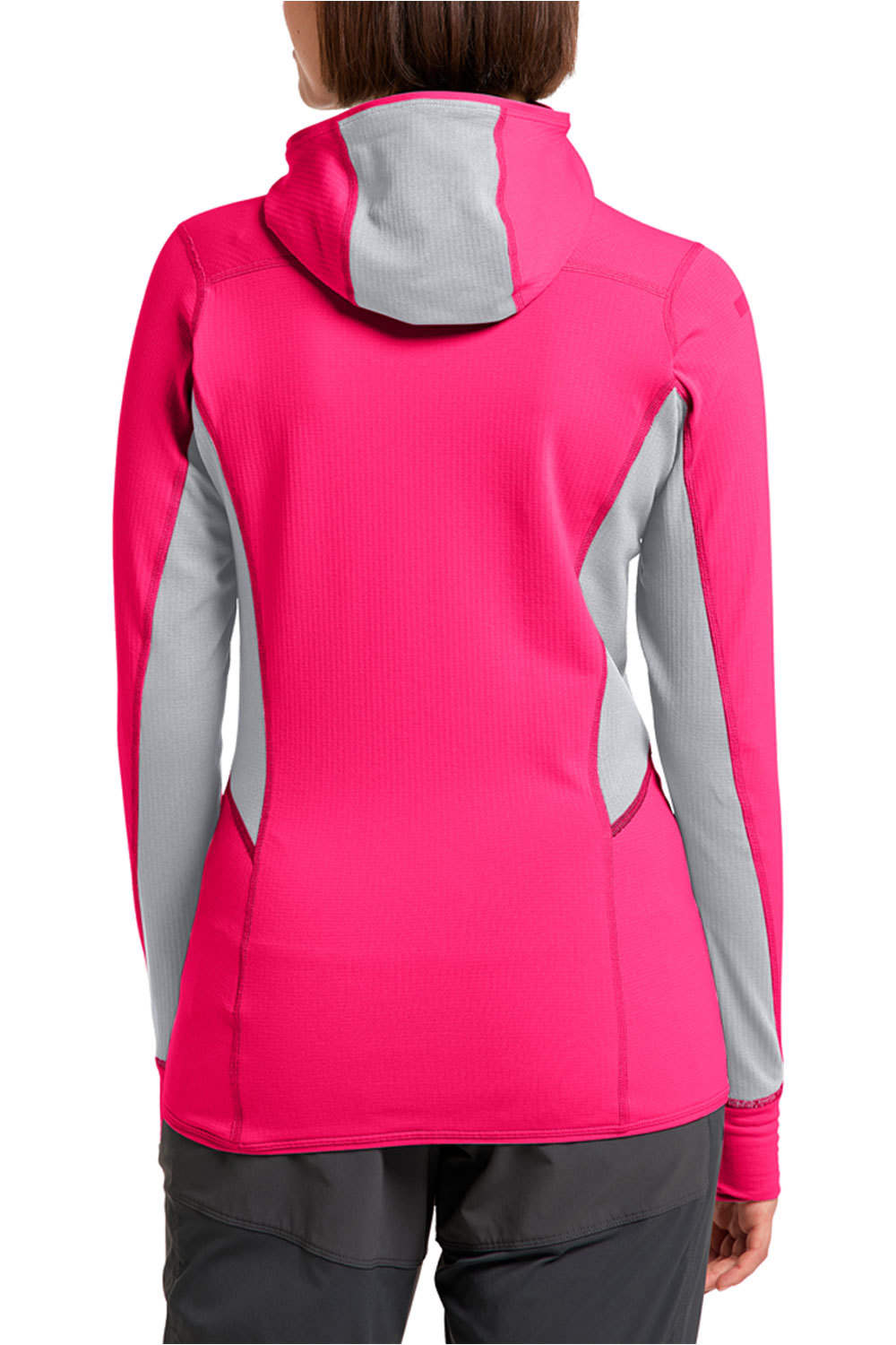 Haglofs forro polar mujer Haglofs L.I.M Mid Comp Hood Women vista trasera Haglofs forro polar mujer Haglofs L.I.M Mid Comp Hood Women vista trasera