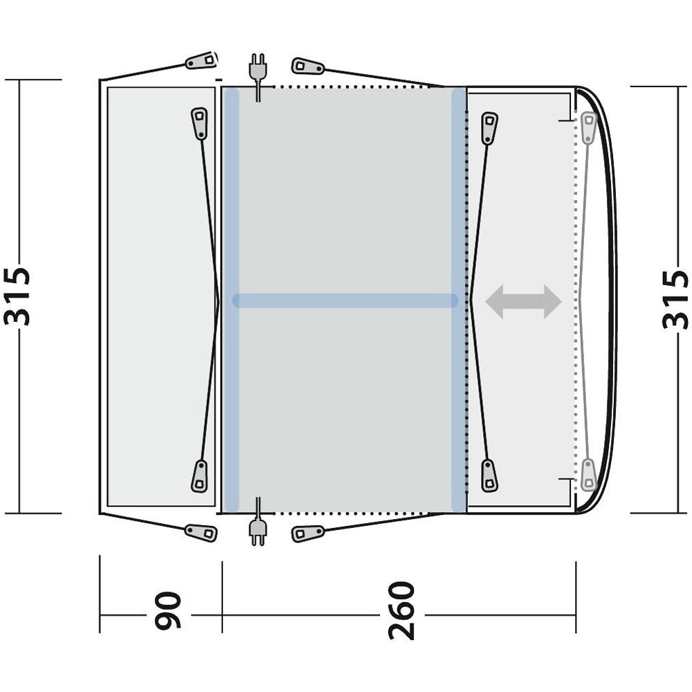 Outwell accesorios tiendas de campaña Outwell MARYVILLE 260SA FLEX tienda caravana 04 Outwell accesorios tiendas de campaña Outwell MARYVILLE 260SA FLEX tienda caravana 04