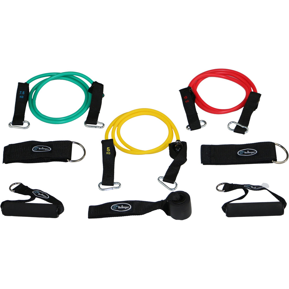 Bollinger tensores musculación Bollinger SET DE ELASTICOS 01 Bollinger tensores musculación Bollinger SET DE ELASTICOS 01