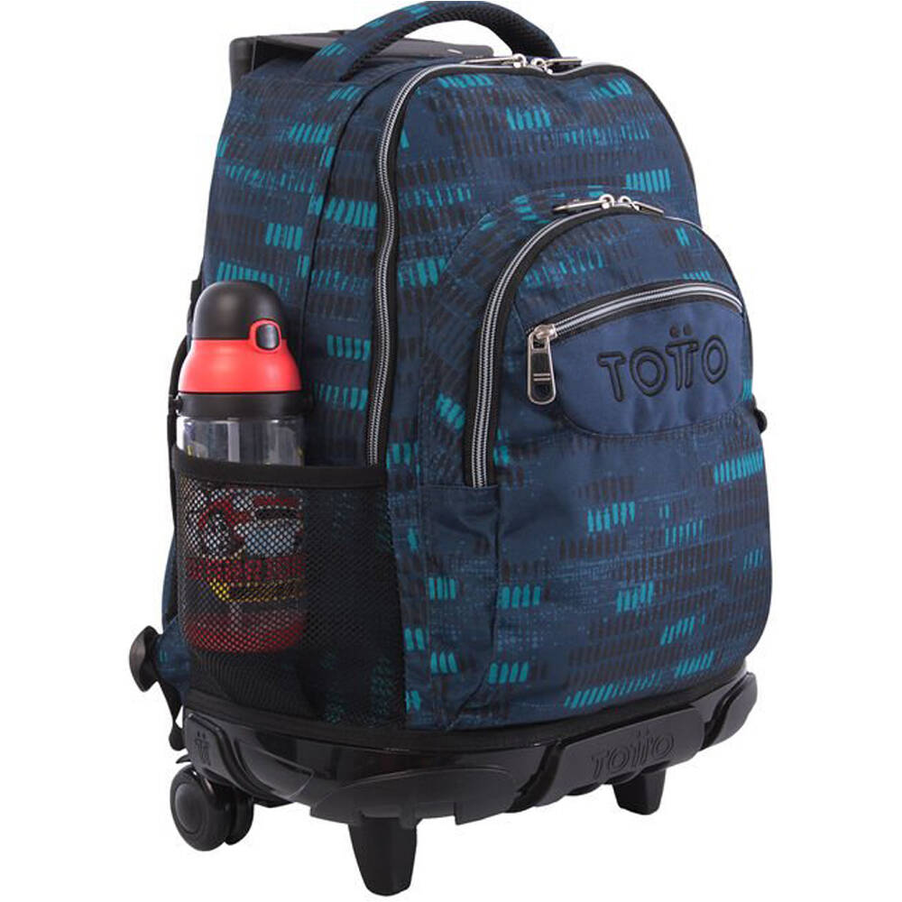 Totto mochila deporte Totto Mochila de ruedas con bolsillo para porttil Renglones 04 Totto mochila deporte Totto Mochila de ruedas con bolsillo para porttil Renglones 04