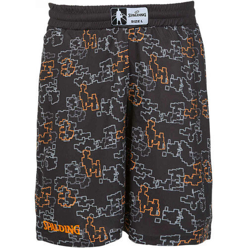 SPALDING STREET SINGLE SHORTS negro