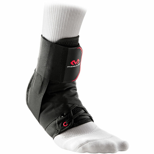 MCDAVID ANKLE BRACE WITH STRAPS negro