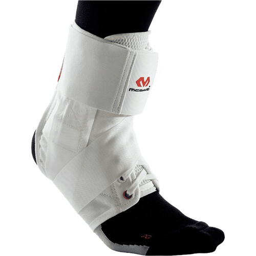 MCDAVID ANKLE BRACE WITH STRAPS blanco