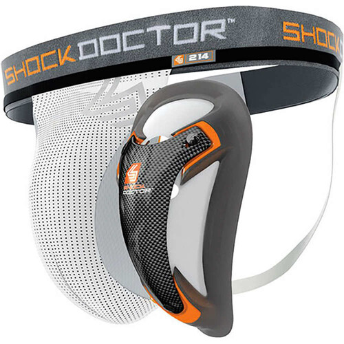 SHOCK DOCTOR ULTRA SUPPORTER ULTRA CARBON FLEX CUP blanco