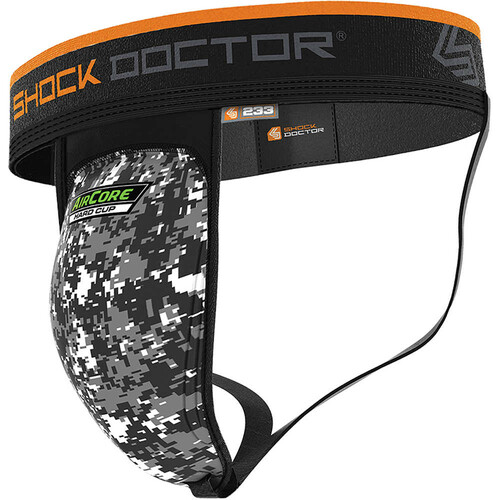 SHOCK DOCTOR AIRCORE HARD CUP SUPPORTER negro