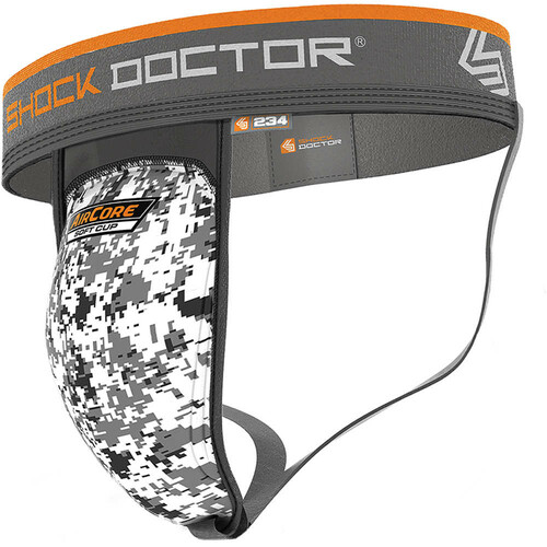 SHOCK DOCTOR AIRCORE SOFT CUP SUPPORTER blanco