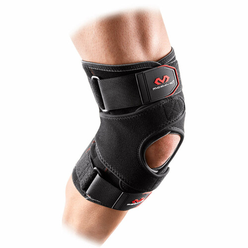 MCDAVID VOW KNEE WRAP WITH STAYS AND STRAPS negro