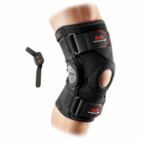 Knee Brace With Polycentric Hinges And Cross Straps Knee Brace With Polycentric Hinges And Cross Straps