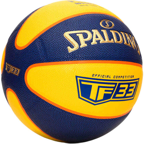 SPALDING TF-33 GOLD 2021 SZ6 COMPOSITE BASKETBALL amarillo