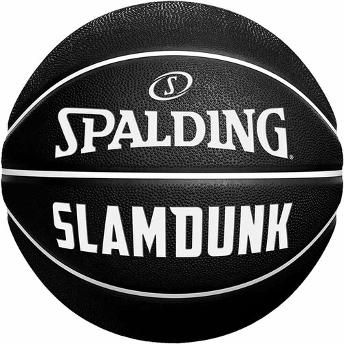 SPALDING SLAM DUNK SZ5 RUBBER BASKETBALL negro