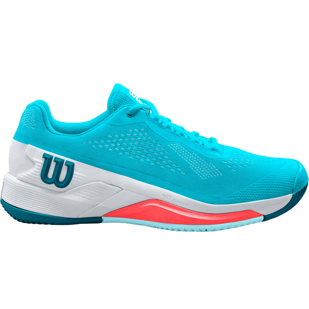 Wilson Zapatillas Tenis Mujer Wilson RUSH PRO 4.0 W lateral exterior Wilson Zapatillas Tenis Mujer Wilson RUSH PRO 4.0 W lateral exterior